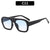 Casual Retro Sports Spot Leopard Pc Square Full Frame Women's Sunglasses