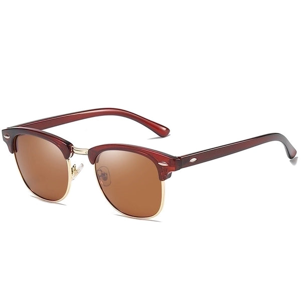 Casual Retro Square Ac Square Full Frame Men's Sunglasses