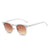 Casual Retro Square Ac Square Full Frame Men's Sunglasses