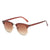 Casual Retro Square Ac Square Full Frame Men's Sunglasses