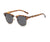 Casual Retro Square Ac Square Full Frame Men's Sunglasses