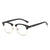 Casual Retro Square Ac Square Full Frame Men's Sunglasses