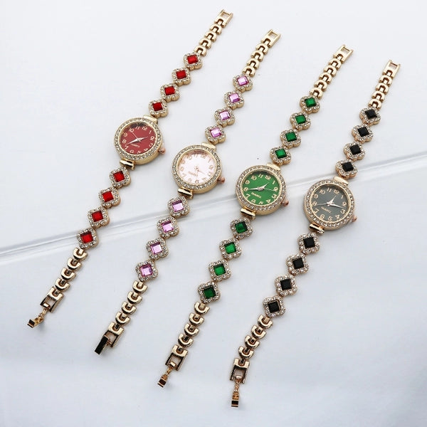 Casual Rhombus Jewelry Buckle Quartz Women's Watches