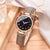 Casual Round Buckle Quartz Women's Watches