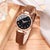 Casual Round Buckle Quartz Women's Watches