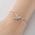 Casual Simple Style Bird Titanium Steel Plating Hollow Out Bracelets