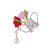 Casual Simple Style Cat Flower Strawberry Alloy Inlay Rhinestones Unisex Brooches