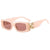 Casual Minimalist Color Block Arrow Solid Color Ac Square Full Frame Women's Sunglasses