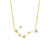 Casual Simple Style Constellation Stainless Steel Titanium Steel Plating Inlay Zircon Necklace