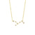 Casual Simple Style Constellation Stainless Steel Titanium Steel Plating Inlay Zircon Necklace