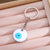 Casual Simple Style Devil's Eye Alloy Bag Pendant Keychain