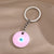 Casual Simple Style Devil's Eye Alloy Bag Pendant Keychain