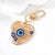 Casual Simple Style Eye Alloy Bag Pendant Keychain