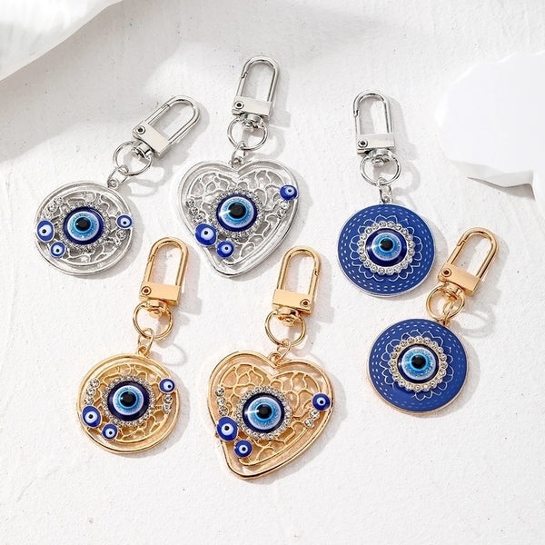 Casual Simple Style Eye Alloy Bag Pendant Keychain