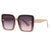 Casual Simple Style Gradient Color Pc Square Full Frame Women's Sunglasses