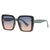 Casual Simple Style Gradient Color Pc Square Full Frame Women's Sunglasses