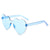 Casual Simple Style Heart Shape Acrylic Polygon Frameless Women's Sunglasses