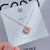 Casual Simple Style Heart Shape Crown Flower Titanium Steel Inlay Zircon Pendant Necklace