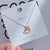 Casual Simple Style Heart Shape Crown Flower Titanium Steel Inlay Zircon Pendant Necklace