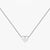 Casual Simple Style Heart Shape Sterling Silver Plating Silver Plated Necklace