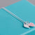 Casual Simple Style Heart Shape Titanium Steel Enamel Pendant Necklace