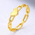 Casual Minimalist Heart Shape Titanium Steel Plating Hollow Out Rings