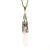 Casual Simple Style Hexagon Prism Crystal Agate Pendant Necklace Long Necklace In Bulk