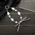 Casual Simple Style Irregular Bow Knot Beaded Inlay Rhinestones Bag Pendant Mobile Phone Chain Keychain