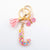 Casual Simple Style Letter Flower Butterfly Plastic Resin Sequins Epoxy Bag Pendant Keychain