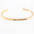 Casual Simple Style Letter Stainless Steel Cuff Bracelets