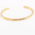 Casual Simple Style Letter Stainless Steel Cuff Bracelets