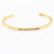 Casual Simple Style Letter Stainless Steel Cuff Bracelets