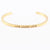 Casual Simple Style Letter Stainless Steel Cuff Bracelets