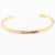 Casual Simple Style Letter Stainless Steel Cuff Bracelets