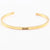 Casual Simple Style Letter Stainless Steel Cuff Bracelets