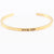 Casual Simple Style Letter Stainless Steel Cuff Bracelets