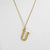 Casual Simple Style Letter Stainless Steel Plating Gold Plated Silver Plated Necklace