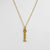 Casual Simple Style Letter Stainless Steel Plating Gold Plated Silver Plated Necklace