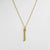 Casual Simple Style Letter Stainless Steel Plating Gold Plated Silver Plated Necklace