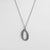 Casual Simple Style Letter Stainless Steel Plating Gold Plated Silver Plated Necklace