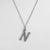 Casual Simple Style Letter Stainless Steel Plating Gold Plated Silver Plated Necklace