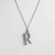 Casual Simple Style Letter Stainless Steel Plating Gold Plated Silver Plated Necklace