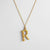 Casual Simple Style Letter Stainless Steel Plating Gold Plated Silver Plated Necklace