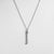 Casual Simple Style Letter Stainless Steel Plating Gold Plated Silver Plated Necklace