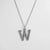 Casual Simple Style Letter Stainless Steel Plating Gold Plated Silver Plated Necklace