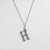 Casual Simple Style Letter Stainless Steel Plating Gold Plated Silver Plated Necklace