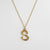 Casual Simple Style Letter Stainless Steel Plating Gold Plated Silver Plated Necklace