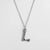 Casual Simple Style Letter Stainless Steel Plating Gold Plated Silver Plated Necklace