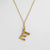 Casual Simple Style Letter Stainless Steel Plating Gold Plated Silver Plated Necklace