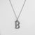 Casual Simple Style Letter Stainless Steel Plating Gold Plated Silver Plated Necklace